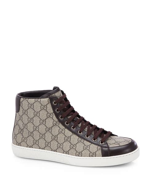 gucci supreme shoes high-top|Gucci shoes top sider.